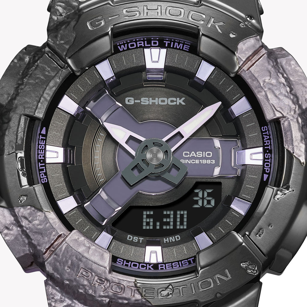 CASIO G-SHOCK GM-S114GEM-1A2ER DYNAMISCHE VIELSEITIGKEIT – mutige Abenteueruhr in Schwarz und Lila