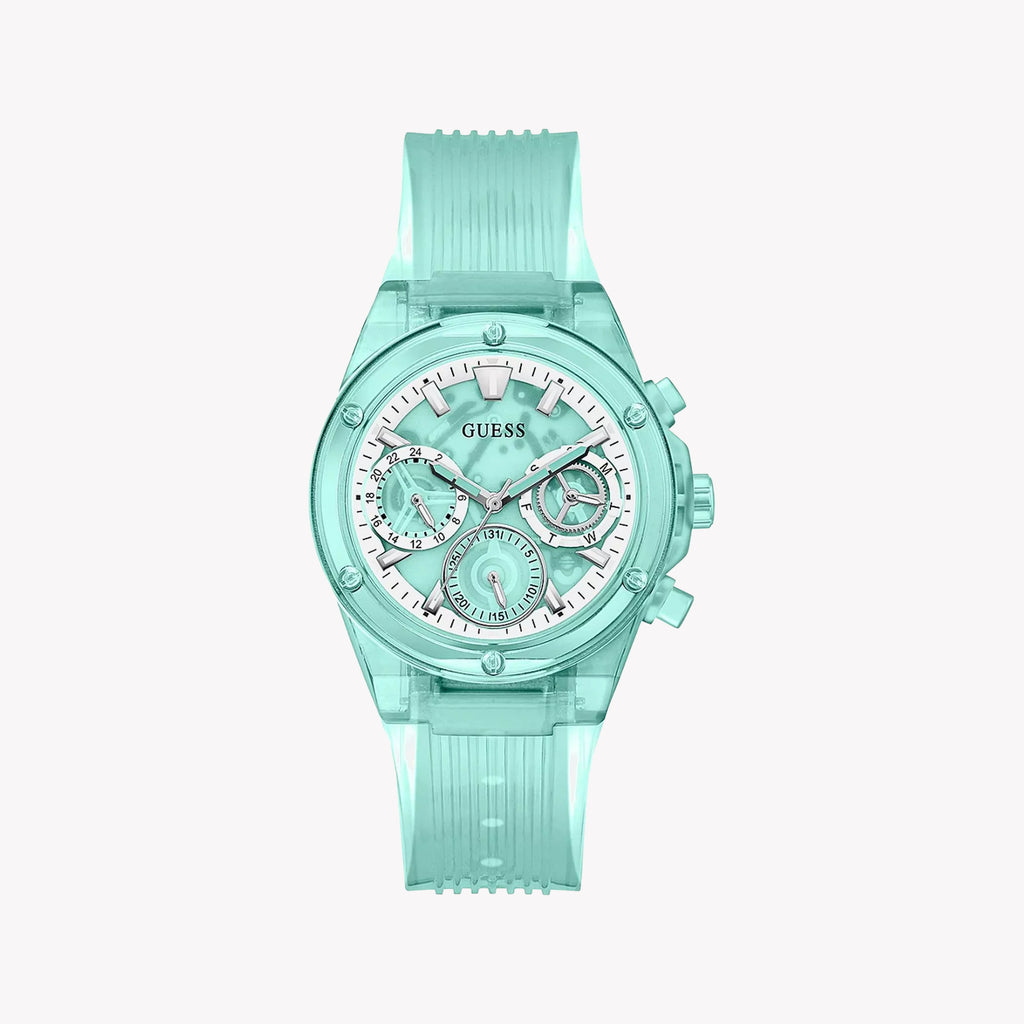GUESS GW0438L1 VIBRANT CHARM - EYE-CATCHING TURQUOISE WOMEN'S WATCH FOR MODERN STYLE