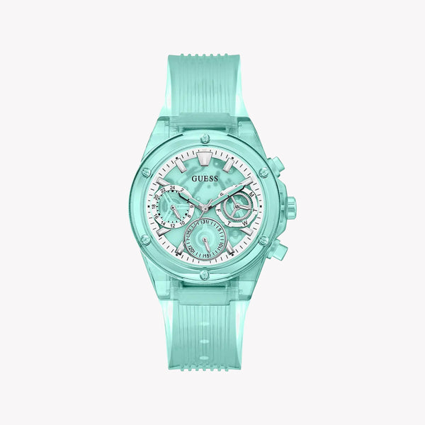 Guess Women's Turquoise Watch, Plastic Case/Band | Gw0438l1 by i-watch