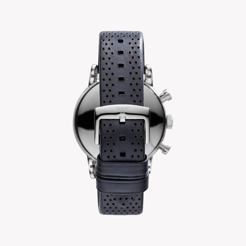 Emporio Armani Men's Silver Watch, Blue Dial | Ea2 Ar1736 by i-watch