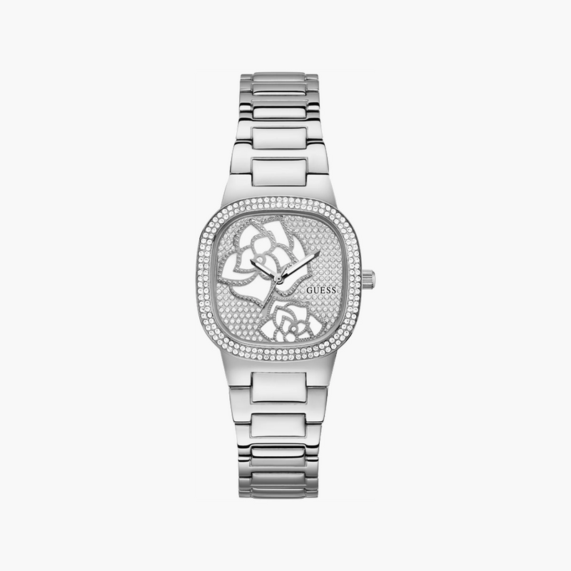 Guess Watches Women's Silver Stainless Steel, Silver Dial | Gw0544l1 by i-watch