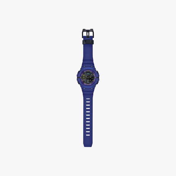 Casio G-Shock Men's Purple Resin Watch, Black Dial | Ga-B001cbr-2aer by i-watch