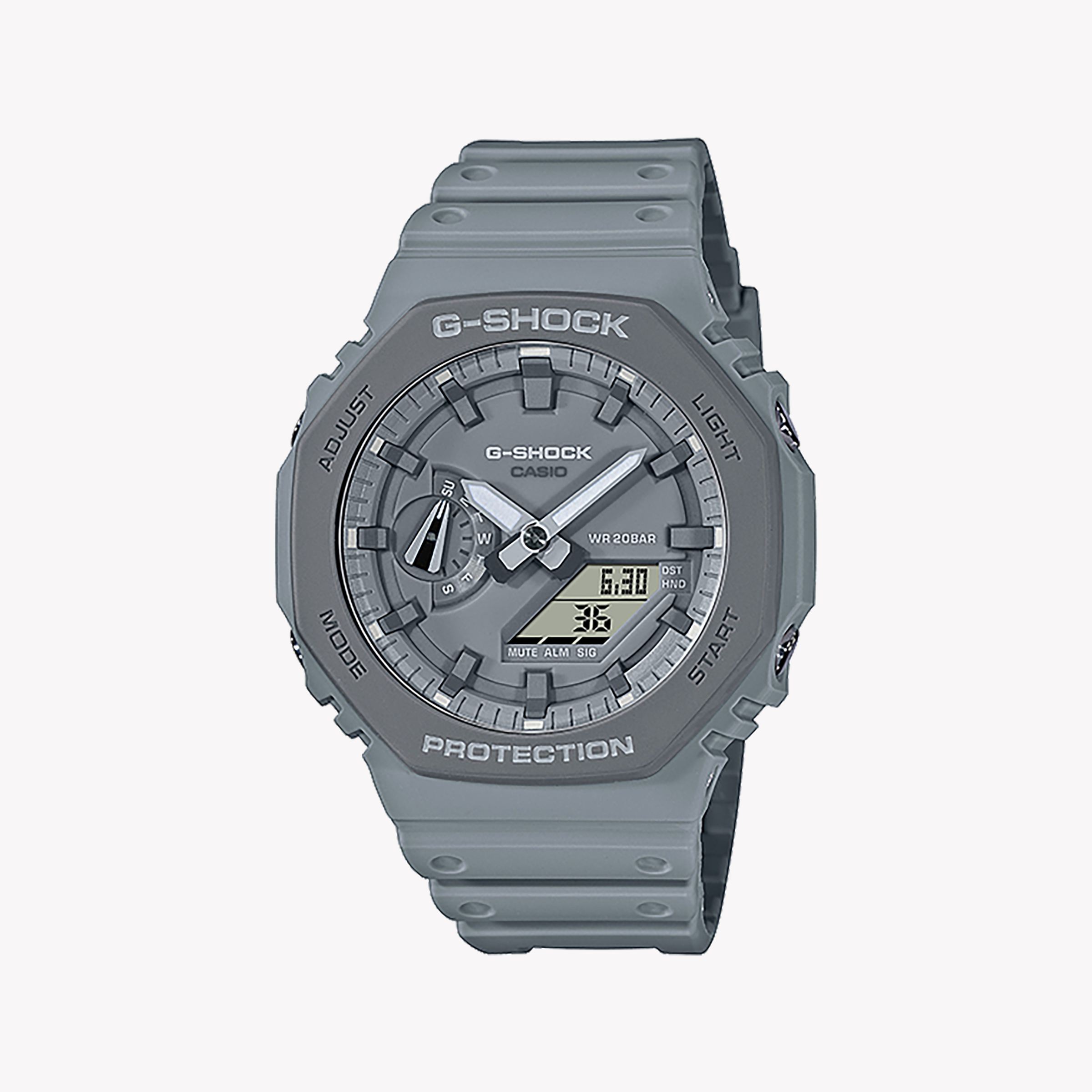 CASIO G-SHOCK GA-2110ET-8ADR - DYNAMIC GRAY OAK: MEN'S STYLISH ADVENTURE WATCH