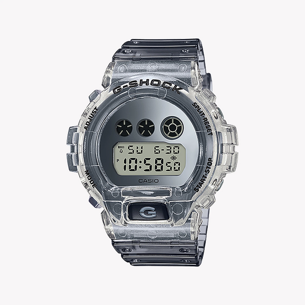 G-Shock Men's Silver Resin Watch, Digital Dial | Dw-6900sk-1dr by i-watch