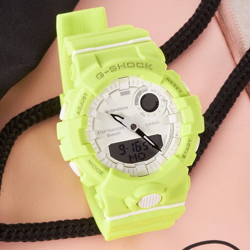 CASIO G-SHOCK GMA-B800-9ADR BOLD & BRIGHT - UNLEASH YOUR STYLE Women's Watch with vibrant yellow resin band and exceptional durability.-i-Watch-4