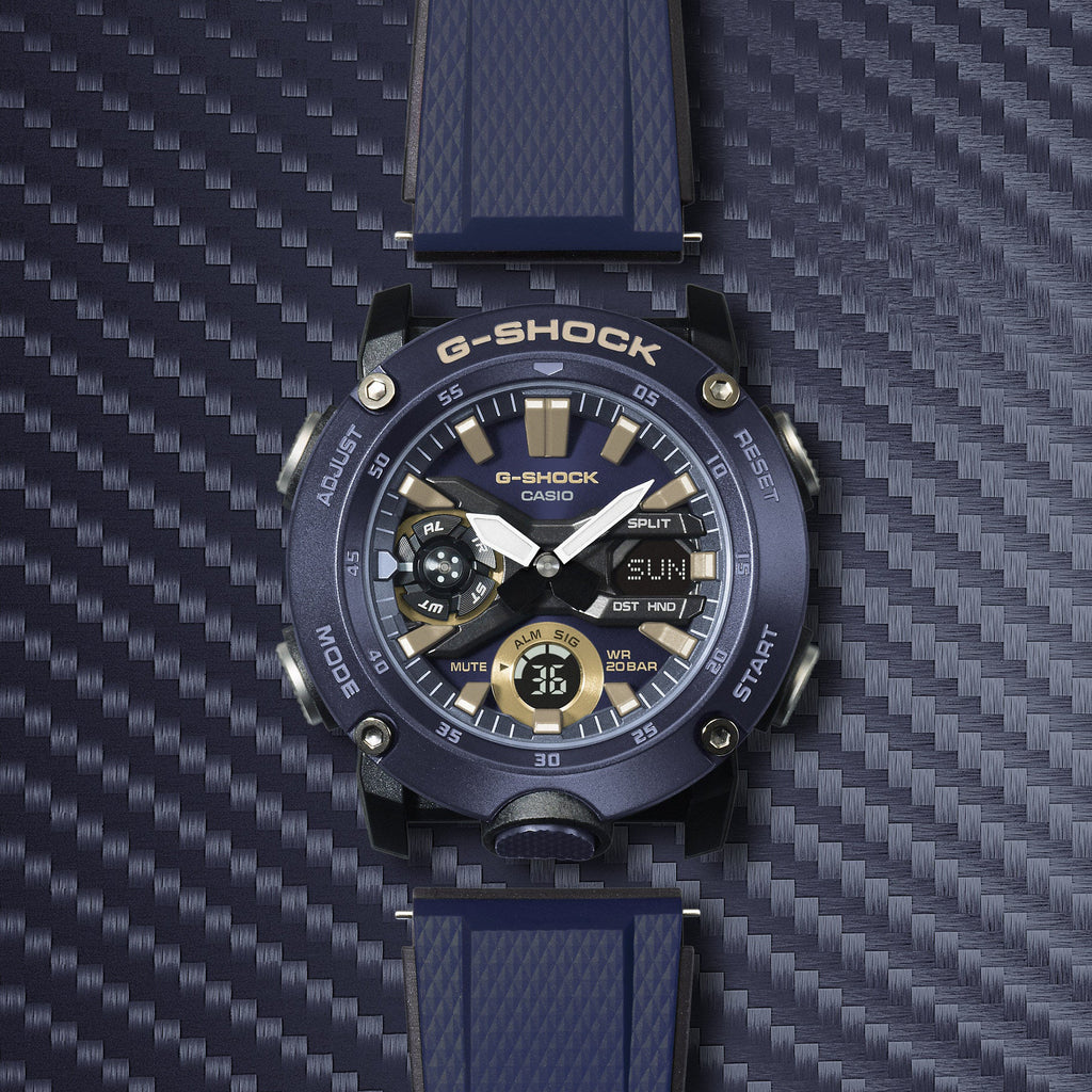 CASIO G-SHOCK GA-2000-2ADR ADVENTURE READY - BOLD BLUE MEN'S WATCH WITH RUGGED DESIGN-i-Watch-5