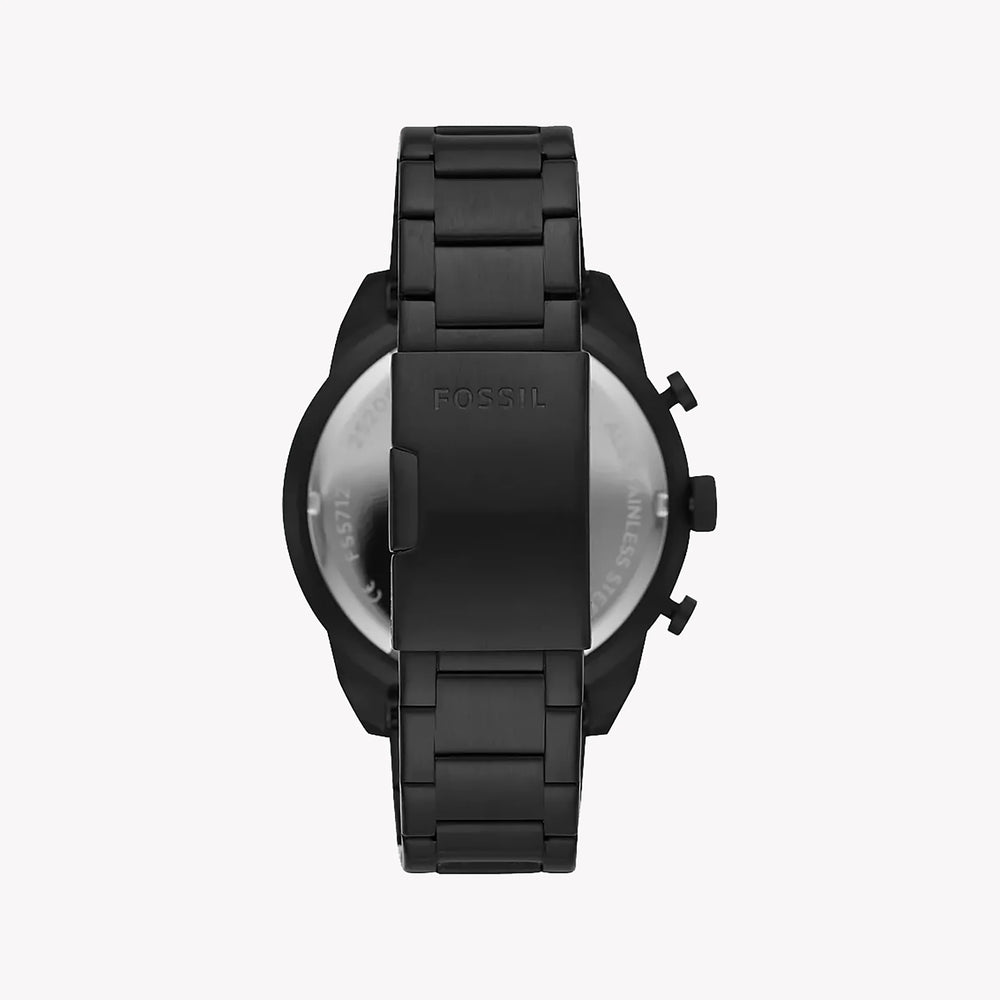 Fossil Men's Black Stainless Steel Watch, Black Dial | Fs5712 by i-watch