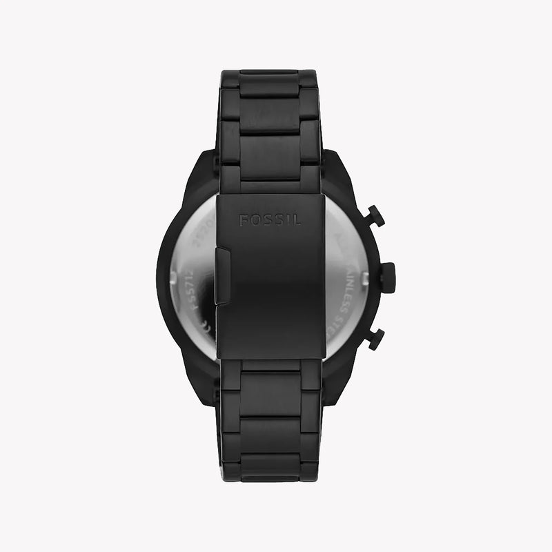 Fossil Men's Black Stainless Steel Watch, Black Dial | Fs5712 by i-watch
