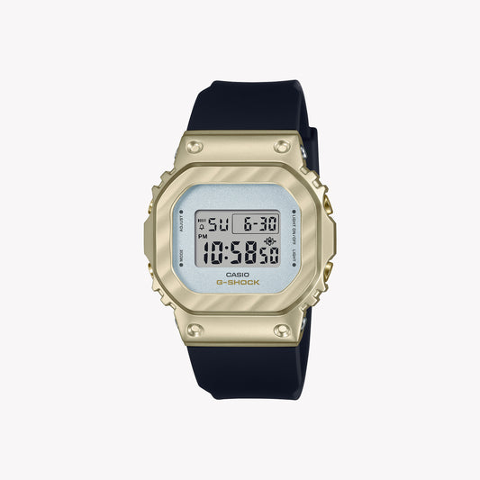 CASIO G-SHOCK GM-S5600BC-1 COMPACT RECOUVERT DE MÉTAL CHÊNE - SÉRIE BELLE COURBE Montre femme