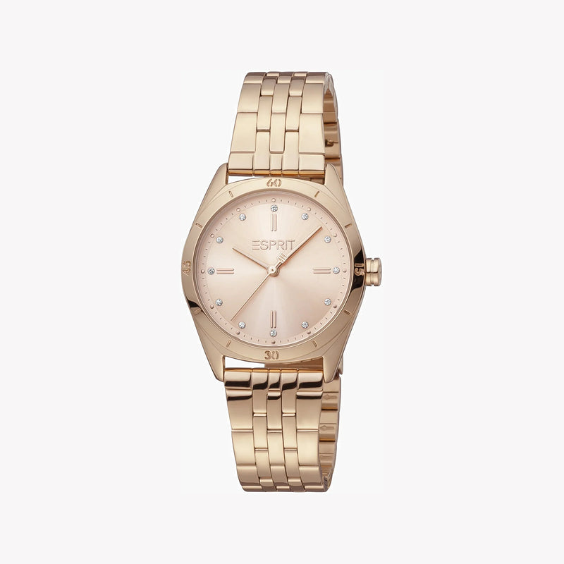 Esprit Women's Rose Gold Watch, Stainless Steel Band | Es1l197m0055 by i-watch