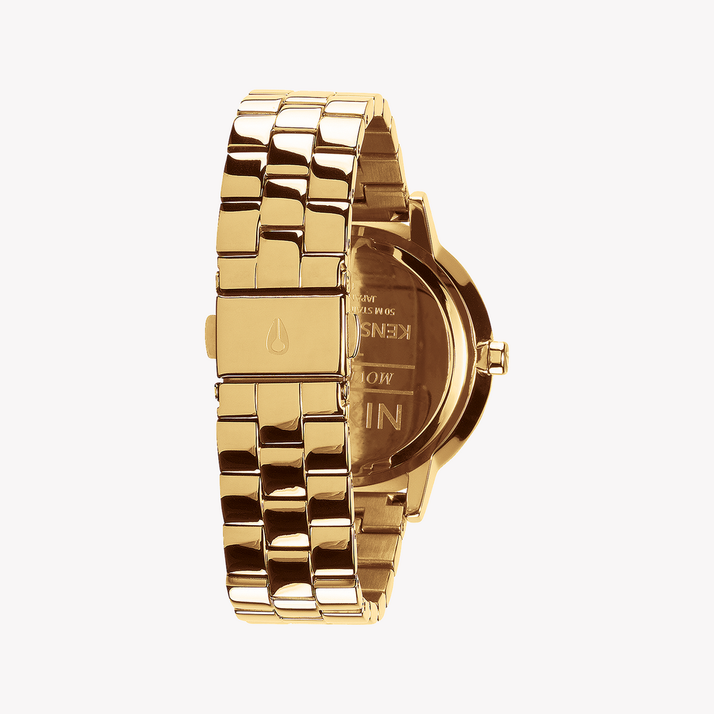 NIXON A1057-2042 GOLD BOLD - STYLISH MEN'S WATCH WITH BLACK DIAL & COMFORTABLE BAND-i-Watch-3