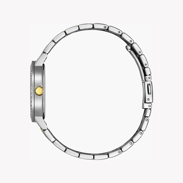 Citizen Women's Silver & Gold Watch, White Dial | El3104-54d by i-watch