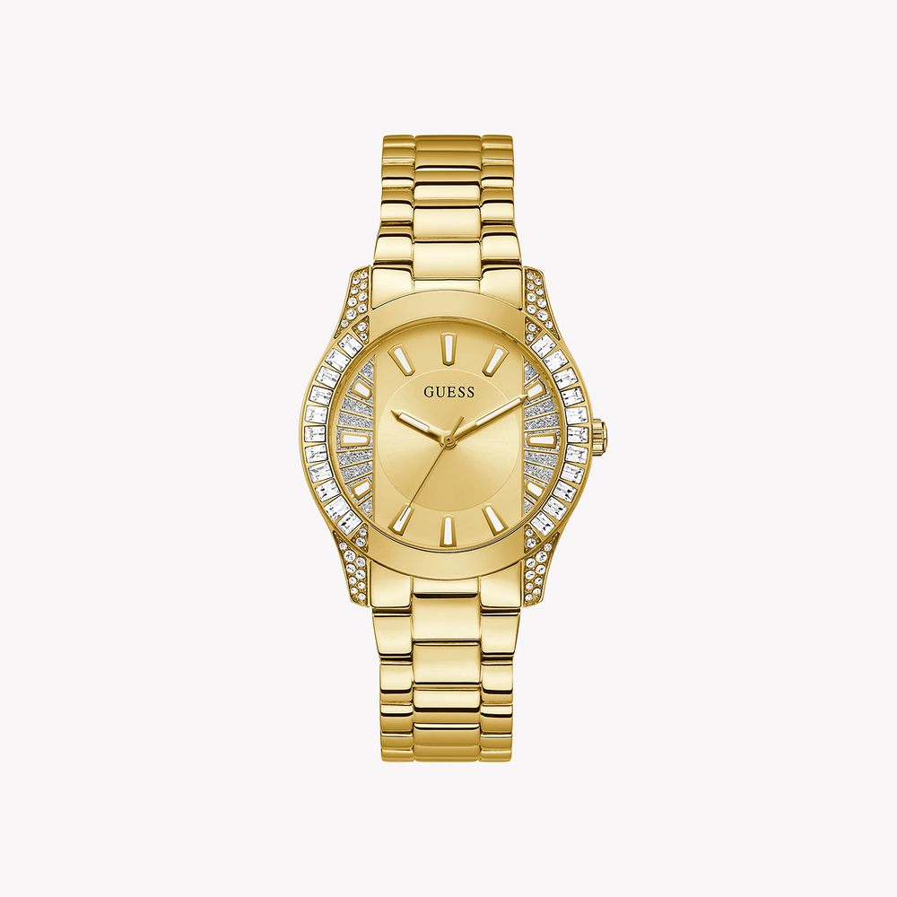 Guess Women's Gold Stainless Steel Watch, Champagne Dial | Gw0305l3 by i-watch