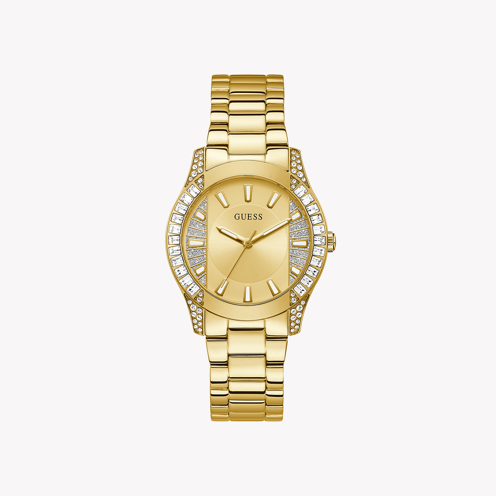GUESS GW0305L3 RADIANT CHARM - ELEGANT GOLD WOMEN'S WATCH WITH CHAMPAGNE DIAL