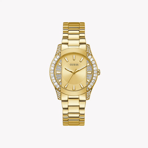 Guess Women's Gold Stainless Steel Watch, Champagne Dial | Gw0305l3 by i-watch