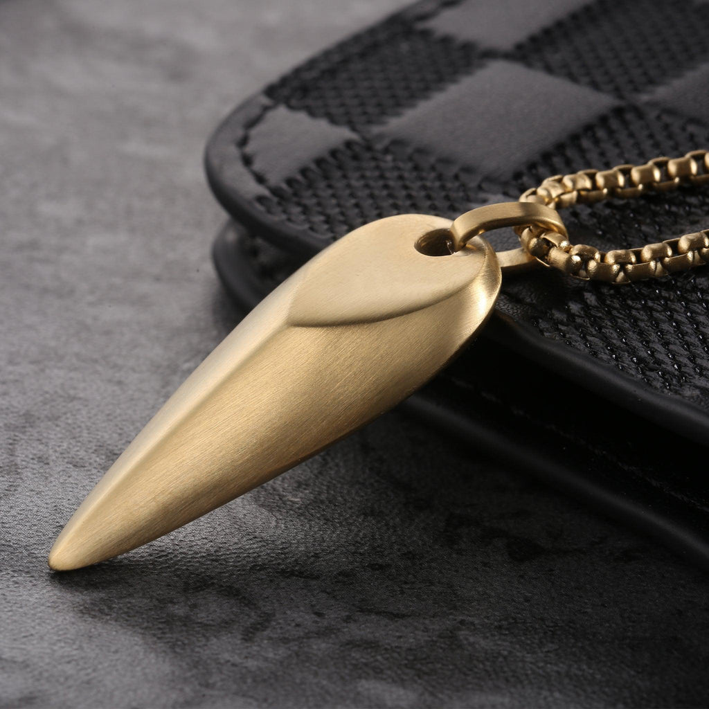 Zink Men's Gold Stainless Steel Necklace | Zjpd012g