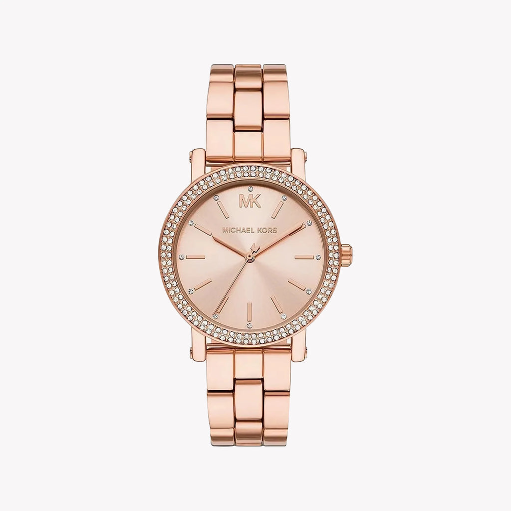 MICHAEL KORS MK7346 SOPHISTICATION EN OR ROSE - MONTRE POUR FEMME ÉLÉGANTE
