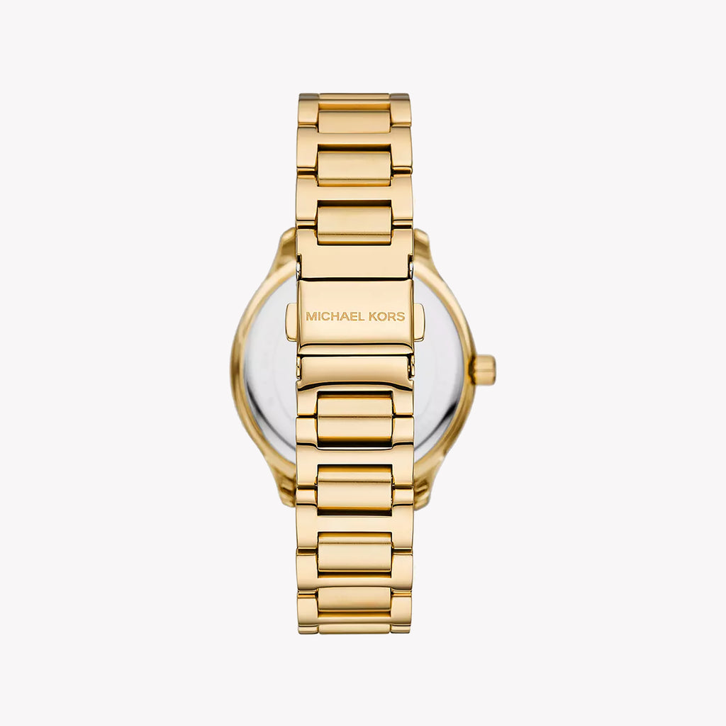 MICHAEL KORS MK4805 ELEGANCE - GOLD STAINLESS STEEL WOMEN'S WATCH WITH WHITE DIAL-i-Watch-3
