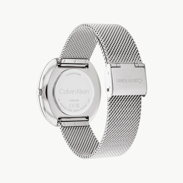 Ck Calvin Klein Women's Silver Watch, White Dial | K3m23126s by i-watch