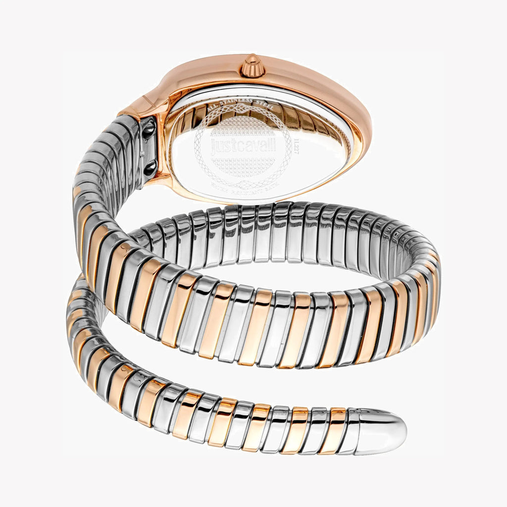 JUST CAVALLI Women's Watch with Rose Gold Stainless Steel Case and Silver & Rose Gold Stainless Steel Band-i-Watch-3