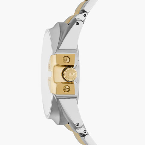 Diesel Men's Silver & Gold Watch, White Dial | Dz2182set by i-watch