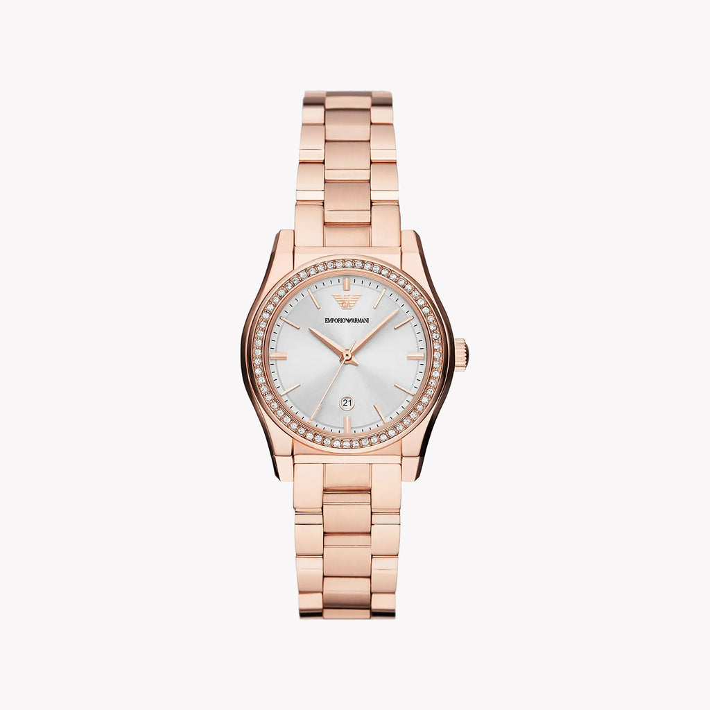 EMPORIO ARMANI AR11558 - RADIANT ROSE GOLD ELEGANCE WOMEN'S WATCH