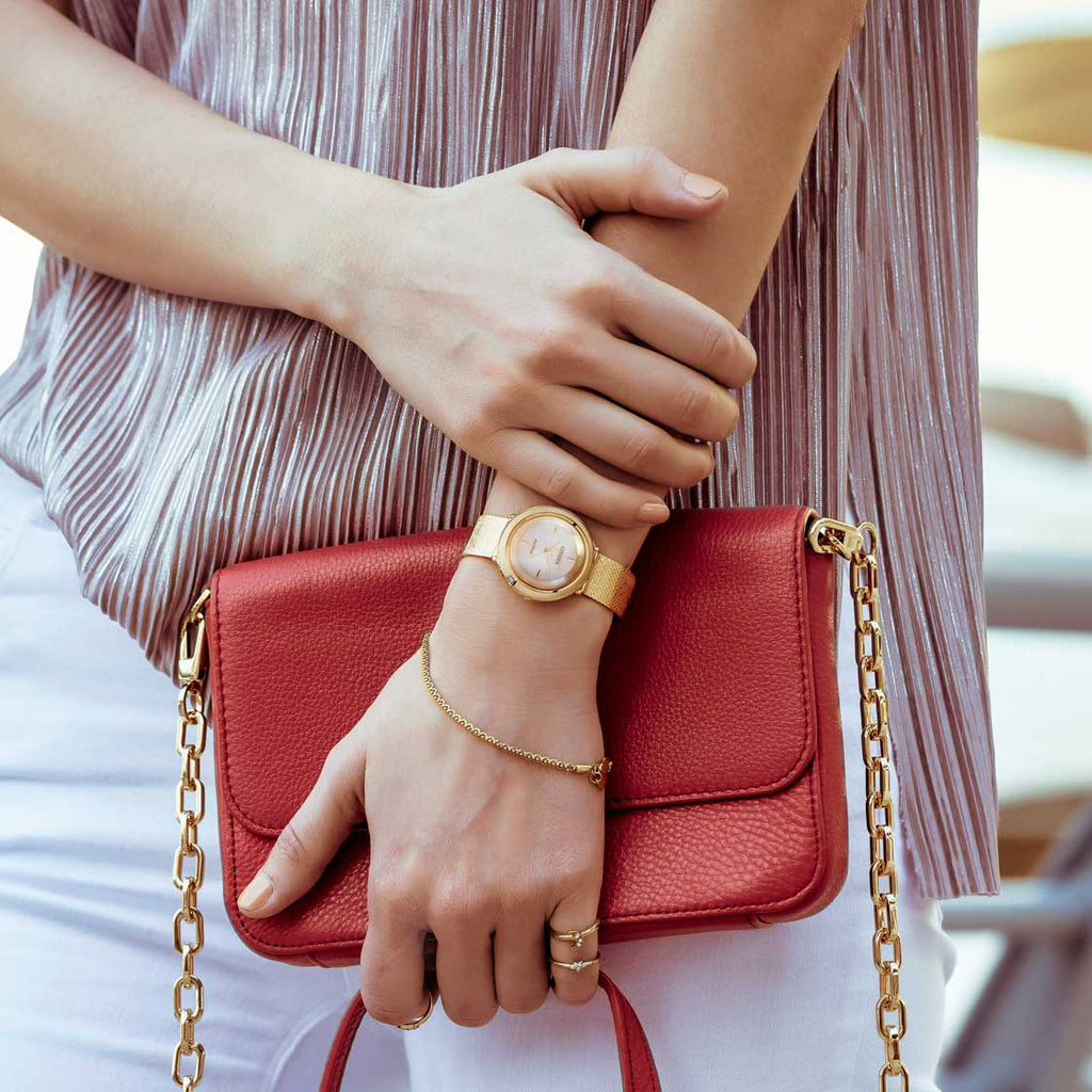 CITIZEN EM0642-87P - CHIC ELEGANCE IN GOLD & BEIGE WITH ECO-DRIVE POWER-i-Watch-3