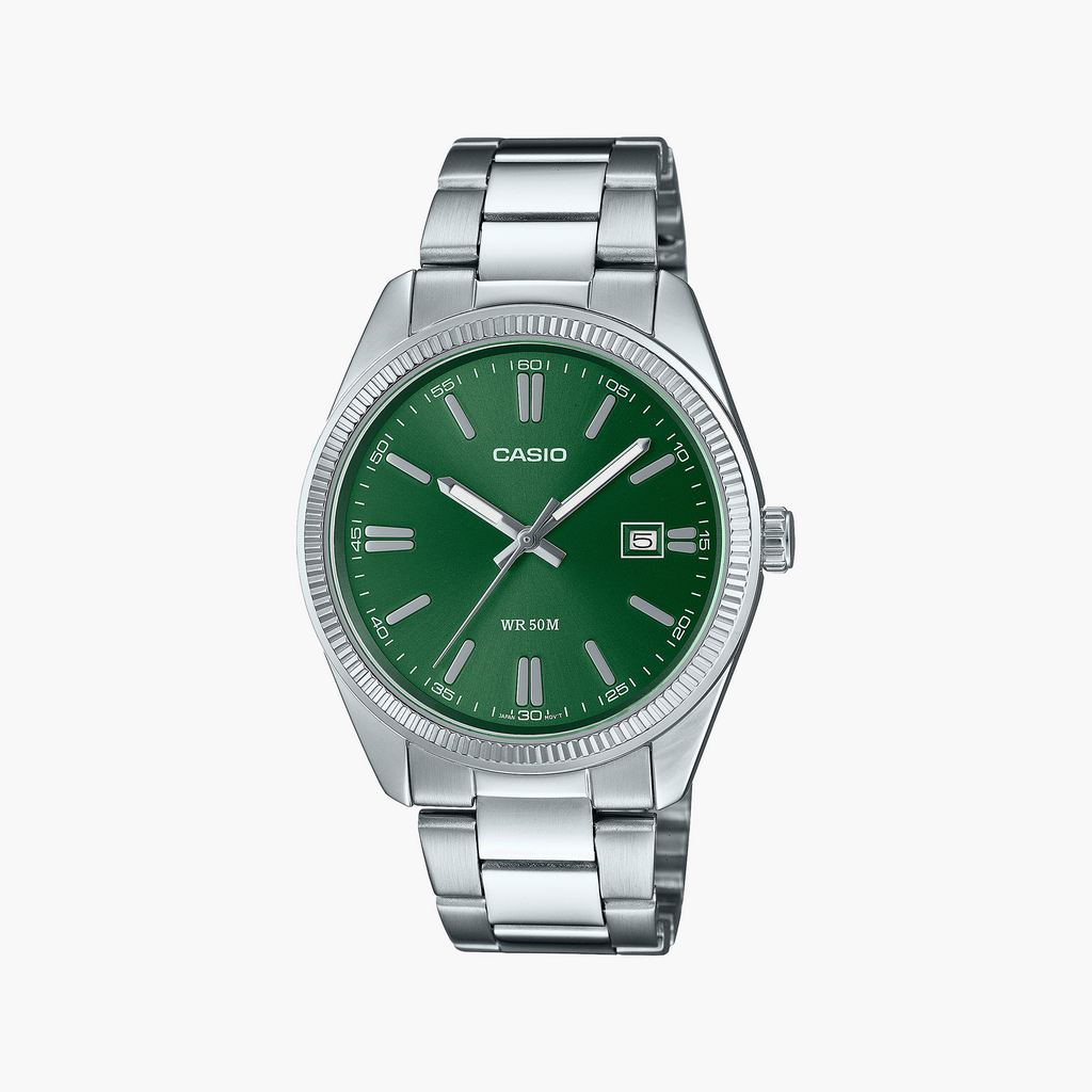 Casio Collection Mod. DATE - Forest Green Watch MTP-1302PD-3AVEF-i-Watch