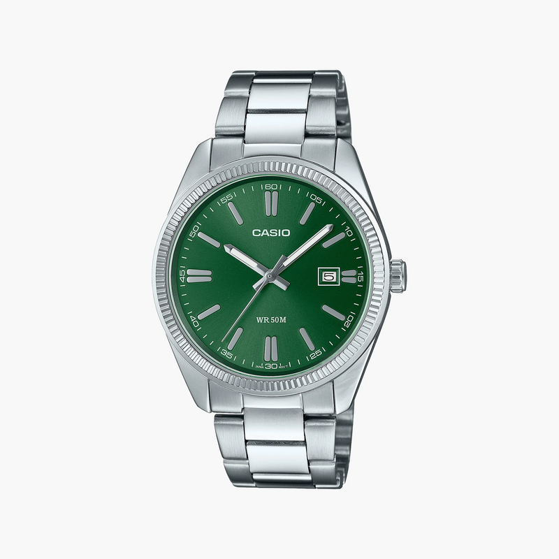 Casio Collection Mod. DATE - Forest Green Watch MTP-1302PD-3AVEF-i-Watch