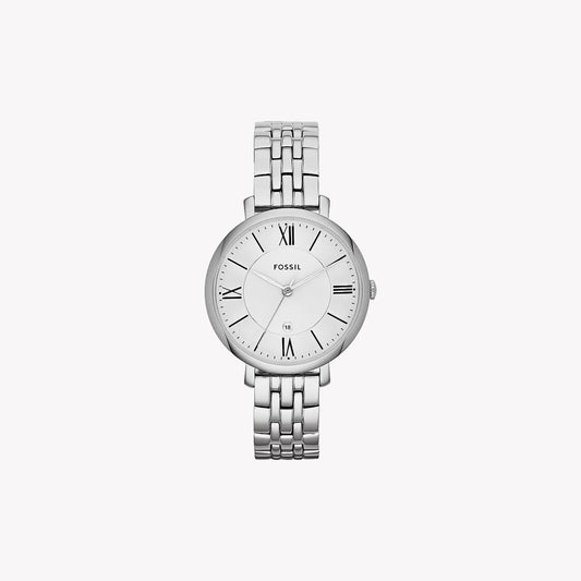 Jacqueline Three-Hand Date Stainless Steel Watch ES3433