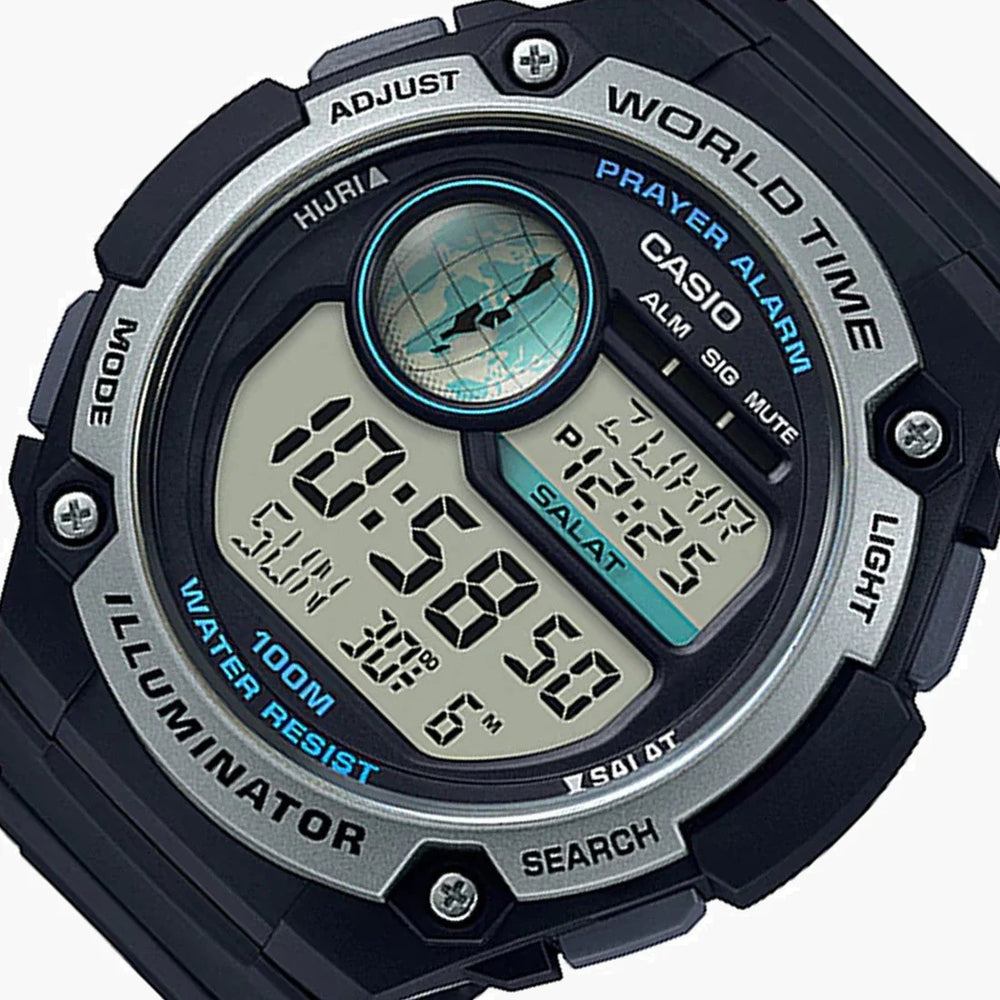 Casio Cpa-100-1avdf Adventurer Sport - Rugged Black Men's Watch With Multifunctional Features by i-watch