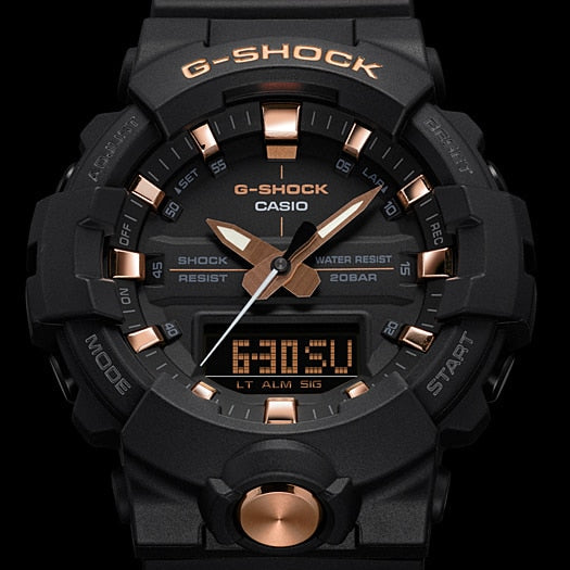 CASIO G-SHOCK GA-810B-1A4DR - SPORTY STRENGTH SERIES Men's Watch with Rugged Black Resin and Bold Digital Display-i-Watch-6