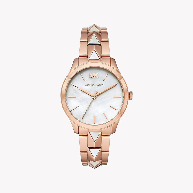 Michael Kors Women's Rose Gold Watch, White Dial | Mk6671 by i-watch