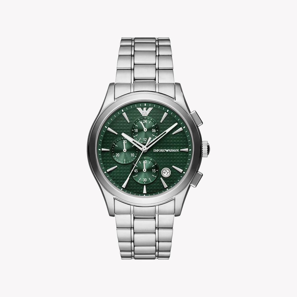 EMPORIO ARMANI AR11529 - MODERN MASCULINITY TIMEPIECE WITH STRIKING GREEN DIAL