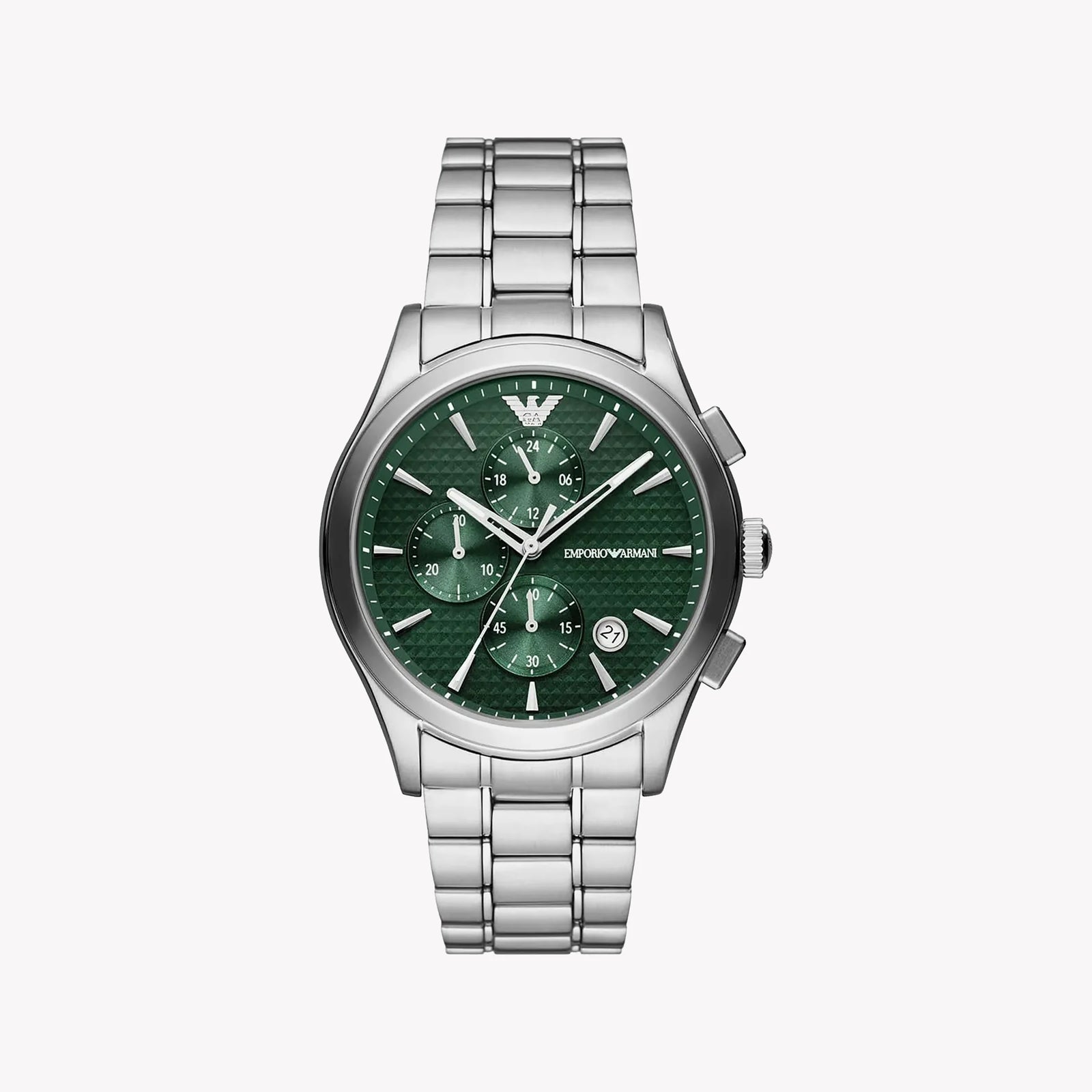 Emporio Armani Men's Silver Watch, Green Dial | Ar11529 by i-watch