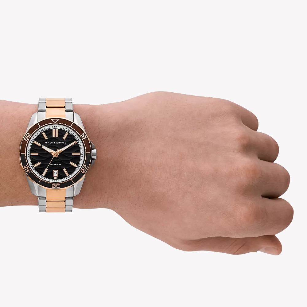 ARMANI EXCHANGE AX1962 - REFINED SMARTWATCH FOR MODERN MEN, SILVER & BLACK DIAL, WATER RESISTANT-i-Watch-4