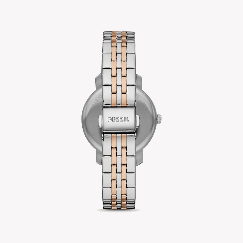 Fossil Women's Silver/Rose Stainless Steel Watch, Silver Dial | Bq3568 by i-watch
