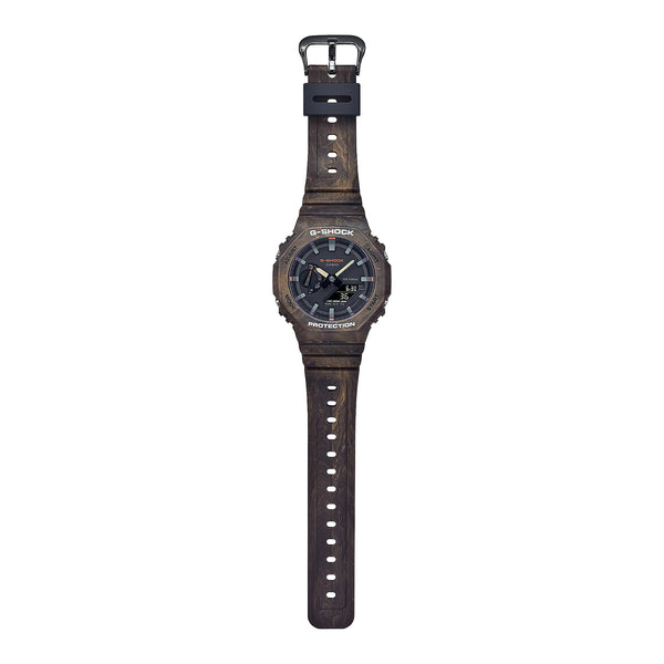 Casio G-Shock Ga-2100fr-5adr Bold Elegance - Men's Resilient Timepiece In Brown & Black by i-watch