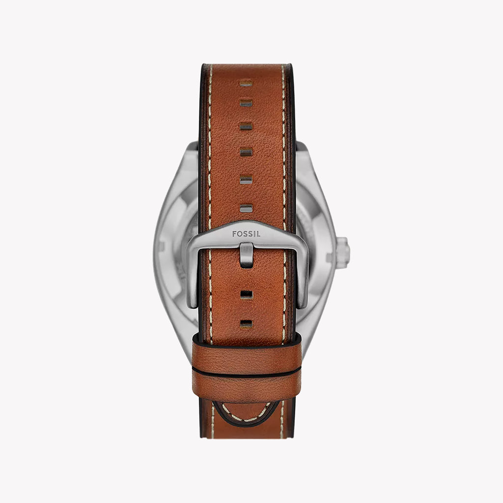 FOSSIL ME3261 RUGGED ELEGANCE - MODERN MEN'S TIMEPIECE WITH GREEN DIAL AND LEATHER BAND-i-Watch-3