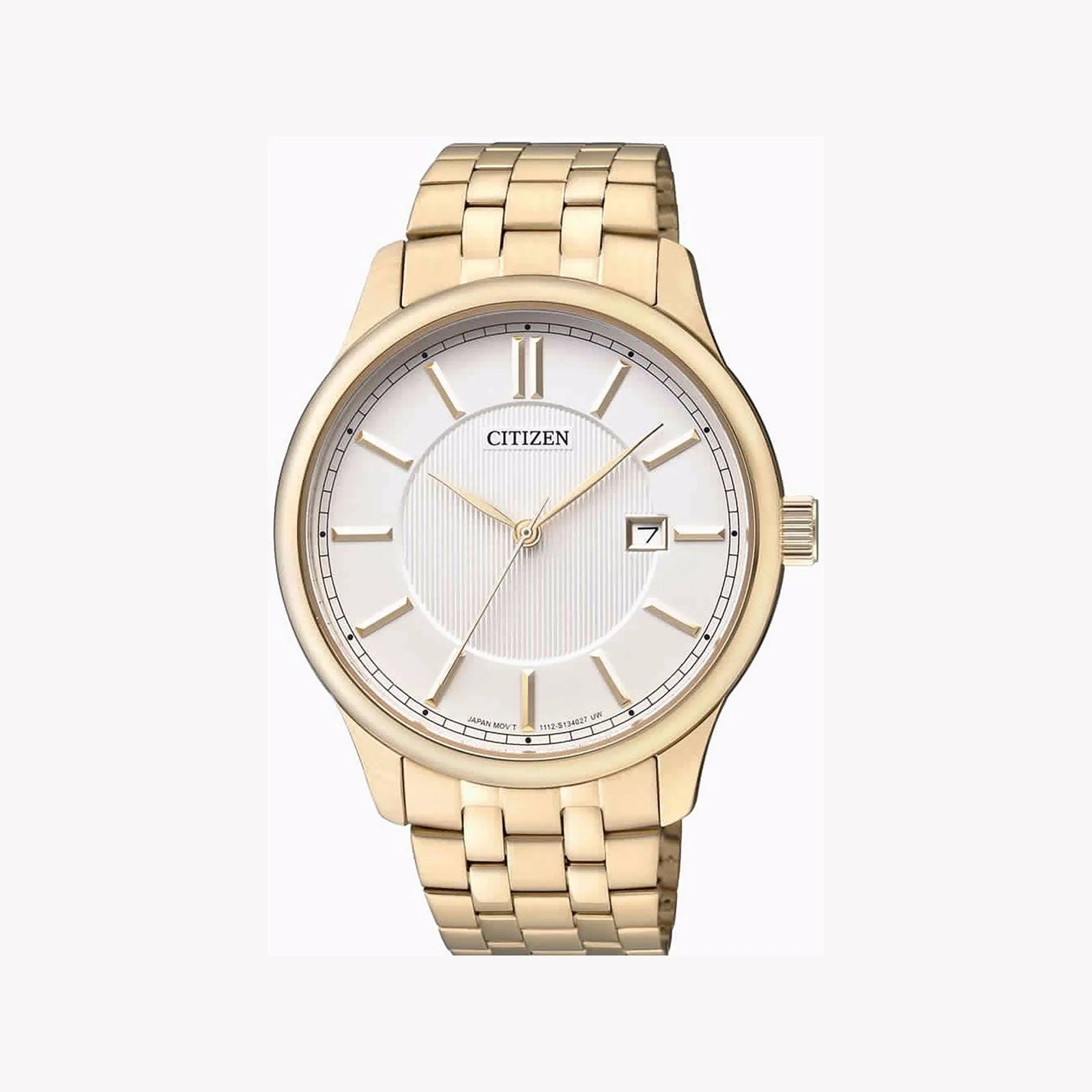 Citizen Bi1052-51a Gold Élite - Men's Quartz Watch With Chic White Dial & Durable Stainless Steel Band by i-watch