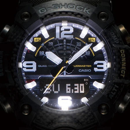 Casio G-Shock Gg-B100-1a3dr Sporty Strength - Adventure-Ready Men's Watch With Black Case And Vibrant Green Band by i-watch