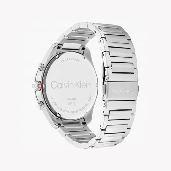 Calvin Klein Men's Silver Watch, Black Dial | Mod. 25200264 by i-watch
