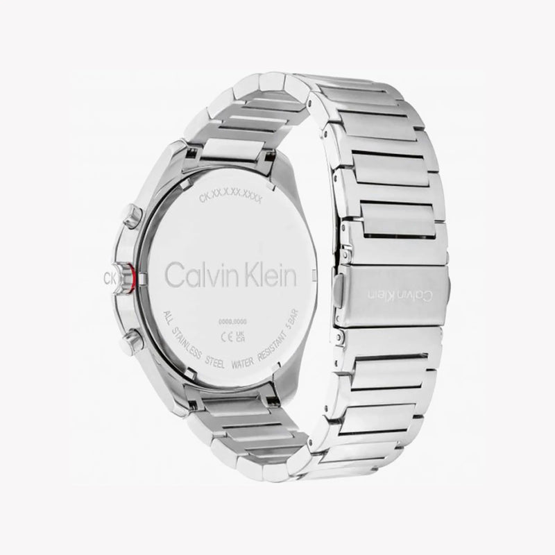 Calvin Klein Men's Silver Watch, Black Dial | Mod. 25200264 by i-watch