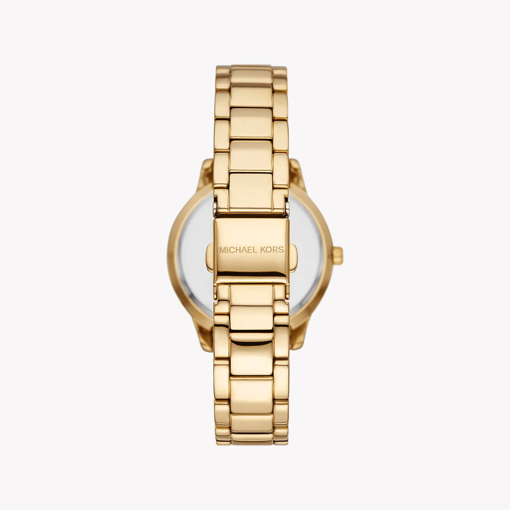Mini Tibby Gold-Tone Pavé Watch and Bracelet Gift Set
