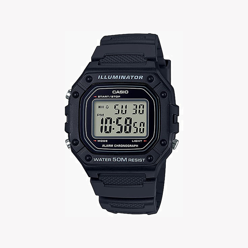 CASIO W-218H-1AV DYNAMIC ADVENTURER - STYLISH DIGITAL TIMEKEEPER FOR MEN