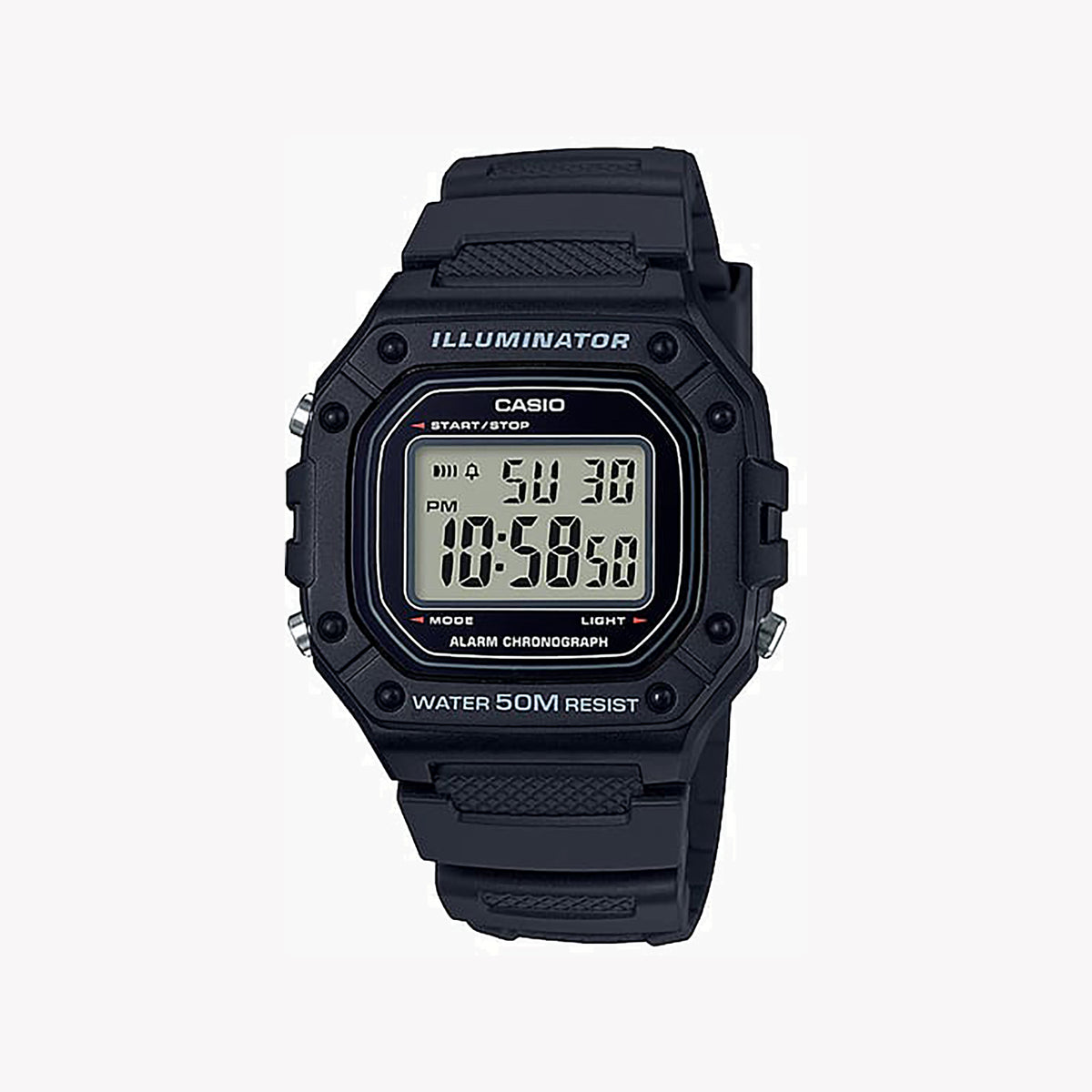 CASIO W-218H-1AV DYNAMIC ADVENTURER - STYLISH DIGITAL TIMEKEEPER FOR MEN