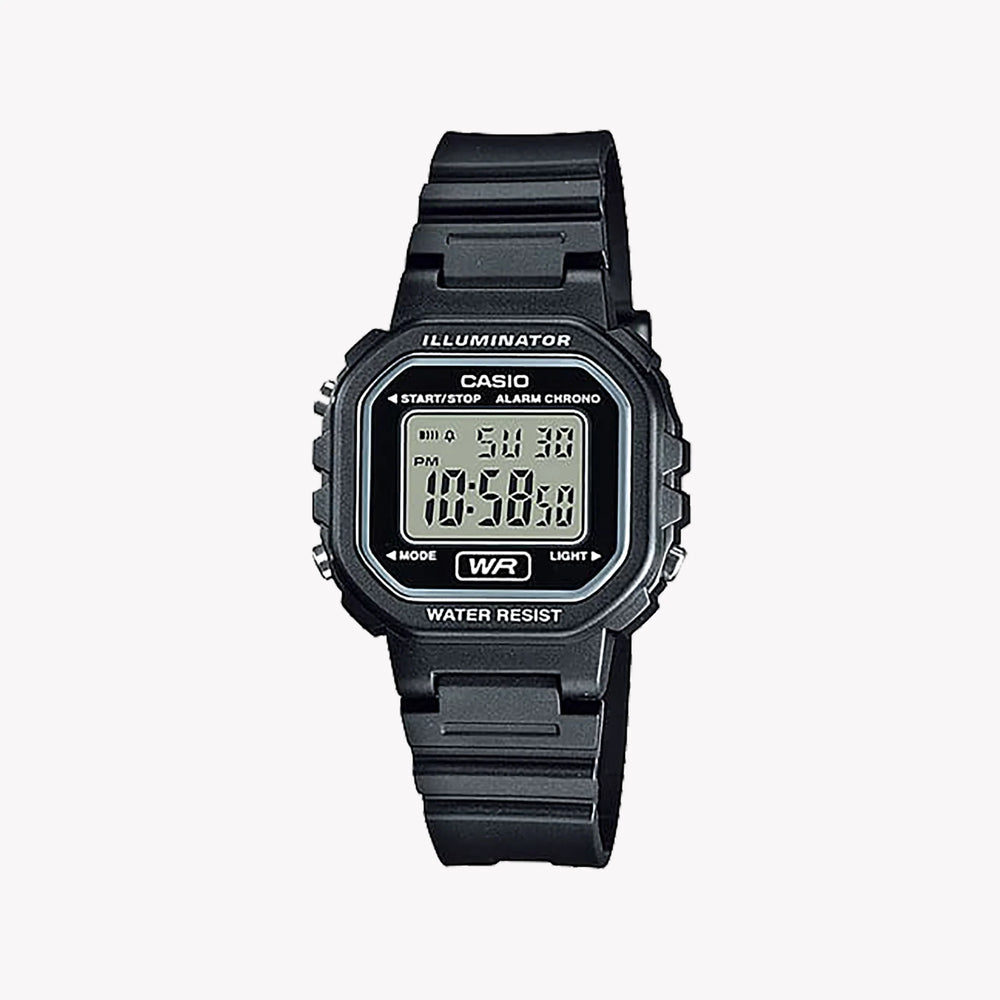 Casio Women's Black Resin Watch, Digital Display | La-20wh-1adf by i-watch