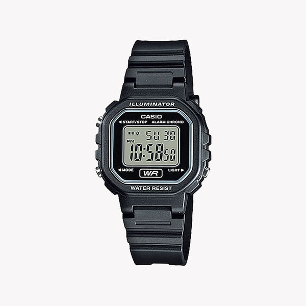 Casio Women's Black Resin Watch, Digital Display | La-20wh-1adf by i-watch