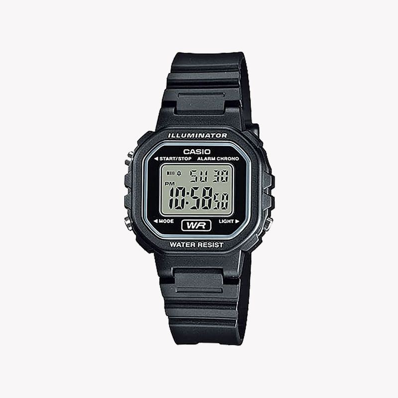Casio Women's Black Resin Watch, Digital Display | La-20wh-1adf by i-watch