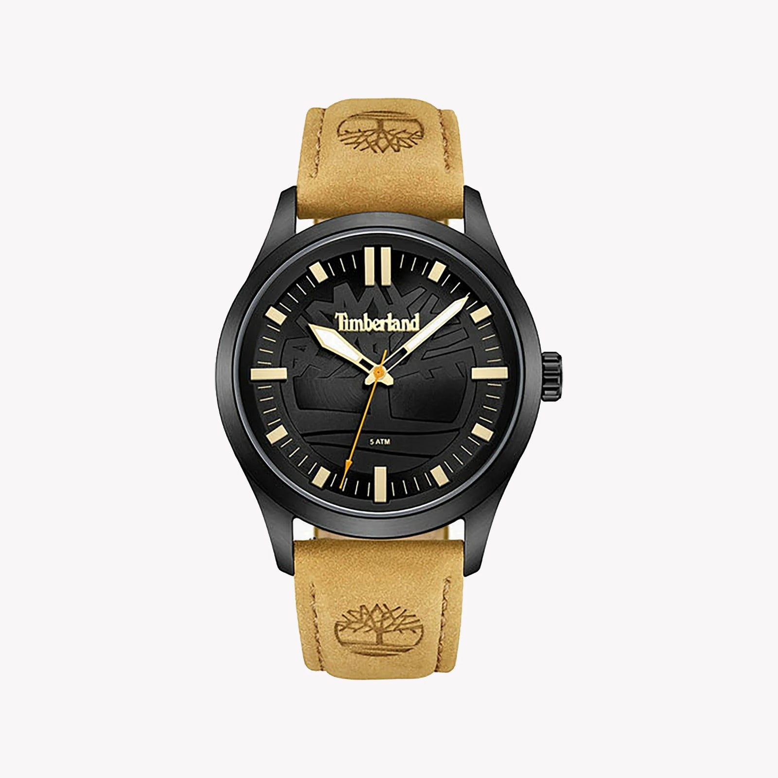 Timberland Men's Black Stainless Steel Watch, Beige Leather | Tdwga0068601 by i-watch